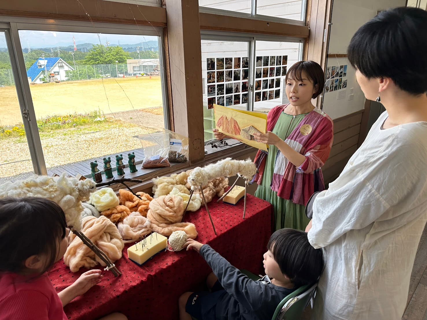 羊のオブジェづくりワークショップ